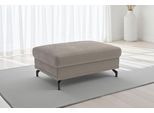Polsterhocker SIT & MORE "Chelsea, B: 103 cm", beige (taupe), B:103cm H:45cm T:69cm, 100% Polyester, Hocker, Polsterhocker, mit praktischem Stauraum