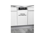 BAUKNECHT teilintegrierbarer Geschirrspüler "BSBO 3O21 PF X", Energieeffizienz: E, silber (silberfarben), B:44,8cm H:82cm T:55,5cm, Geschirrspüler, PowerClean Hochdruckdüsen – reinigt hartnäckigste Verschmutzungen, teilintegrierbarer Geschirrspüler