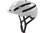 Fahrradhelm CRATONI "C-Loom 2.0" Gr. 58, silber (weiß, neutral), Helme, 58/61, Fahrradhelm