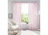 Gardine OTTO HOME "XANA" Gr. 2, rosa (rose), B:145cm H:175cm, Voile, Polyester, Gardinen, Gardine, Bestseller, einfarbig, 1 Schal, pflegeleicht, preiswert