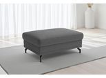 Polsterhocker SIT & MORE "Chelsea, B: 103 cm", dunkelgrau, B:103cm H:45cm T:69cm, 95% Polyester, 5% Polyamid, Hocker, Polsterhocker, mit praktischem Stauraum