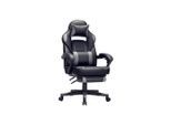 Möbelix , Grau, Schwarz , Kunststoff, Leder , Lederlook , 67x116x66 cm , Typenauswahl, Sitzfläche 360° drehbar, ergonomische Rückenlehne , Büromöbel, Bürostühle, Gaming Stühle