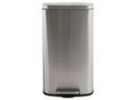 Spirella , Silberfarben , Metall , 50 l , 29.7x64.3x42.7 cm , Haushalt, Entsorgung, Abfalleimer, Treteimer