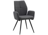 Livetastic , Grau, Schwarz , Metall, Textil , 58x91x59 cm ,