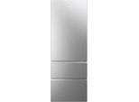 HAIER Kühl-/Gefrierkombination "HTW7720BNMM", Energieeffizienz: B (A-G), silber (edelstahl), Rechtsanschlag, wechselbar, Kühlschränke