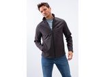 Heren Solid Scuba Zip-Front Jas