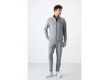 Herren Relaxed Fit Sweatshirt mit Reißverschlusskragen und Hose Set