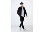 Herren Sweatshirt- und Hosen-Set mit entspanntem Fit und Reißverschlusskragen