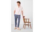 Heren Chino's met rechte pijpen van gabardine