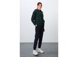 Oversized Kapuzenzip Sweatshirt und Hose Set