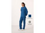 Oversized Kapuzenpullover und weit geschnittene Hosen Set