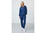 Überdimensionales Kapuzen-Sweatshirt und Hosen-Set