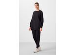 Übergroßes Fleece-Sweatshirt- und Hosen-Set
