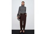 Dames Hoge Taille Wijde Pijpen Crepe Broek