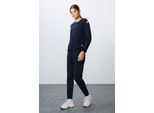 Oversized Katoen-polyester Sweater en Broek Set