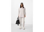 Übergroßes Fleece-Sweatshirt- und Hosen-Set