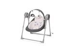 Lorelli Babywippe Twinkle klappbar Musik Schwingfunktion, Timer Fernbedienung grau