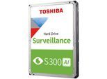 TOSHIBA interne HDD-Festplatte "S300 10TB", silber, 10 TB, Festplatten