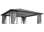 Sonnensegel KONIFERA "Valencia", grau, B:300cm T:400cm, Polyester, Sonnensegel, Sonnensegel, BxT: 300x400 cm für Pavillon Barbados