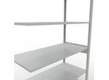 SCHULTE Lagertechnik - Stecks.Anbaur. mit Längenriegel - 2500x1300x600 mm, Typ 150 kg