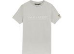 Lyle & Scott Katoenen T-shirt met kinderlogo (Sharkskin)
