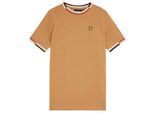 Lyle & Scott Normaal T-shirt met textuur voor kinderen (Tijgeroog)