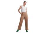 Pieces Dames/Dames Pinstripe Broek Wijde Pijpen (Mink)