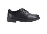 Hush Puppies Jongens Tommy Leren Schoolschoenen (Zwart)