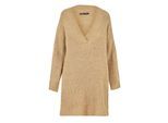 Threadbare Dames/Dames Adeline grof gebreide trui (Steen)