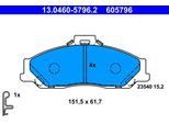 ATE Bremsbelagsatz, Scheibenbremse 13046057962 für Ford MAZDA