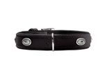 Hunter Hundehalsband softie stone schwarz M-L