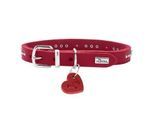 Dog Sport HUNTER Hundehalsband aalborg hearts rot XXS-XS