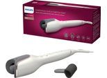Lockendreher PHILIPS "MoistureProtect Autocurler BHB878/00", gold (altweiß, grau, roségoldfarben), Lockenstäbe, Damen, Kunststoff, Lockendreher, StyleCare Prestige, Curl-Boost-Technologie