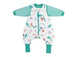 Babyschlafsack SCHLUMMERSACK "Schlafsack mit Füßen 2.5 Tog", Baby, Gr. L: 70cm, grün (meerjungfrau), Obermaterial: 100% Baumwolle CO., Schlafsäcke
