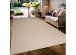 Teppich OTTO HOME "Anna, auch als Läufer erhältlich" Gr. 4, beige, B:160cm H:3mm L:230cm, Kunstfaser, Teppiche, Teppich, In- und Outdoor geeignet, Sisal-Optik, Wetterfest & UV-beständig, Topseller