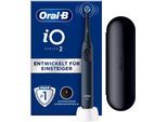 Elektrische Zahnbürste ORAL-B "iO Series 2", blau (ocean blau), Elektrozahnbürsten, Elektrische Zahnbürste, für die ultimative Reinigung, Reise-Etui