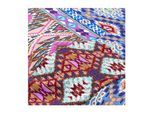 Viskose-Jersey "Ethno", rosa/blau