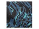 Romanit-Jersey "Animal Print", blau-color