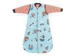 Babyschlafsack SCHLUMMERSACK "Schlafsack ohne Füßen 1.0 Tog", Baby, Gr. L: 70cm, blau (pirat), Obermaterial: 100% Baumwolle CO., Schlafsäcke