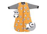 Babyschlafsack SCHLUMMERSACK "Schlafsack ohne Füßen 3.5 Tog" Gr. 70, gelb (panda), Schlafsäcke, Baby, L: 70cm, Obermaterial: 100% Baumwolle CO., L:70cm