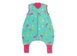Babyschlafsack SCHLUMMERSACK "Schlafsack mit Füßen 1.0 Tog" Gr. 80, pink (flamingo), Schlafsäcke, Baby, L: 80cm, Obermaterial: 100% Baumwolle CO(Bio)., L:80cm
