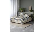 Bettwäsche IRISETTE "Meran 8533", bunt, B/L: 155cm x 220cm, 1 Stk., 1 Stk., Feinbiber, B/L: 80cm x 80cm, 2 Stk., Feinbiber, Obermaterial: 100% Baumwolle, Bettwäsche, Bettwäsche, flauschig