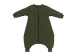 Babyschlafsack SCHLUMMERSACK "Schlafsack mit Füßen 3.5 Tog" Gr. 70, grün (olive), Schlafsäcke, Baby, L: 70cm, Obermaterial: 100% Baumwolle CO., L:70cm