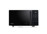 Hisense , Schwarz , Metall, Glas , 45.5x26.1x32.6 cm , Digitaldisplay, Auftaufunktion nach Gewicht oder Zeit, elektronisches Bedienfeld, LED-Display, Automatik-Kochprogramme, Signalton, Keramikboden, Timerfunktion, Kindersicherung ,