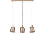 Brilliant , Dunkelbraun , Metall, Glas , 120x18x84 cm ,