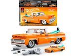 Modellbausatz MATTEL "Mattel Brick Shop Hot Wheels, ELITE SERIES CHEVY", orange, Modellbausätze, KinderB:12cm H:9cm L:29cm, Kunststoff, Modellbausatz, B:12cm H:9cm L:29cm