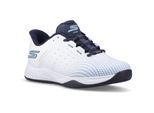Skechers Slip-ins Relaxed Fit Viper Court Reload Heren Witte/Navy Blauwe Sneakers