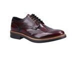Base London Woburn Excel Leren Herenschoenen Bordo Brogues