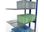 SCHULTE Lagertechnik - Stecks.Doppelanbauregal Typ 150 - 2500x1000x2x300 mm 2x6 Böden