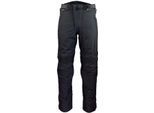 Motorradhose ROLEFF "RO 456" Gr. XXXL, schwarz (schwarz, ro 456), Hosen, 3XL, N-Gr, Obermaterial: 100% Polyester. Innenfutter: 100% Polyester, Motorradhose, Herausnehmbares Thermofutter